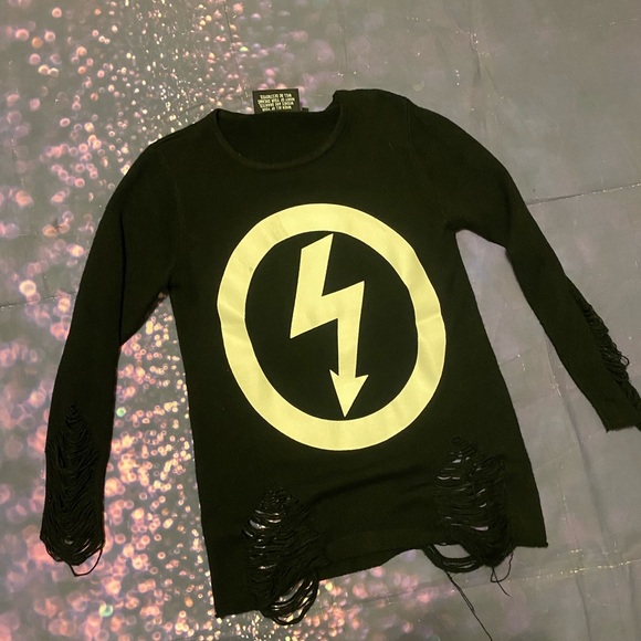 Killstar Sweaters Marilyn Manson Distressed Sweater Poshmark